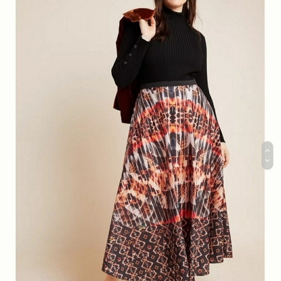 NWT Anthropologie Bhanuni by Jyoti Maxi skirt size Large - Picture 2 of 11